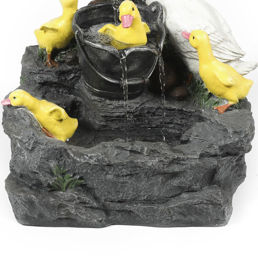 Resin Bath Ambiance exterior Duck HomeStock Fountain Antique Family