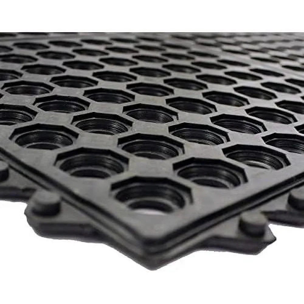 Interlocking Kitchen Door Garage Inch Shower Bar Restaurant Anti exterior X For Indoor Non-Slip Flooring Rubber Pool 36 Drainage, 36 Fatigue Floor Floor Mat Mat Durable