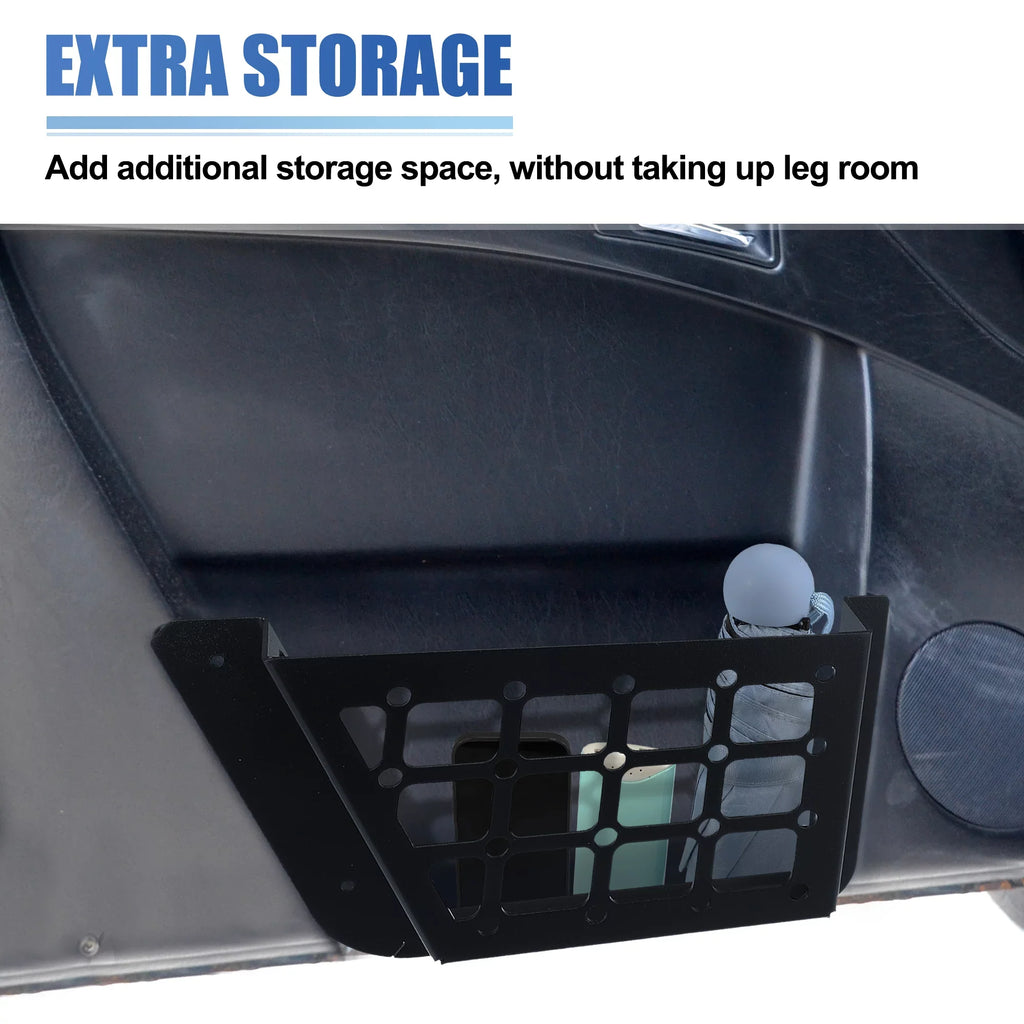 Unique for Net Bargains Door Rear 2021 Organizer Black Tray Pocket Metal Box Storage 1Set Bronco