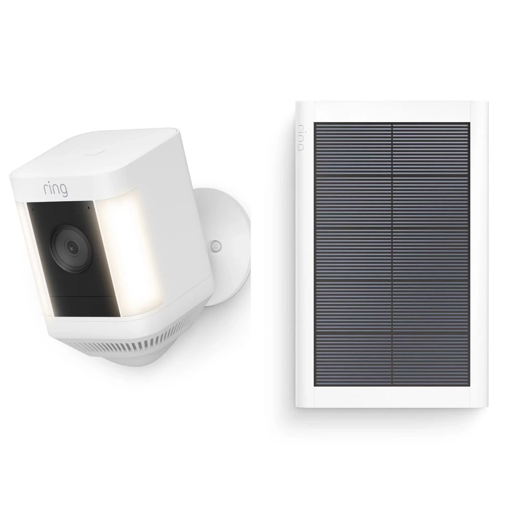 HD, Wifi, & Cleaning Solar Cloth, Story Panel Bundle Vision, with Camera Ring_Video Spotlight Security Plus Night Savings Battery