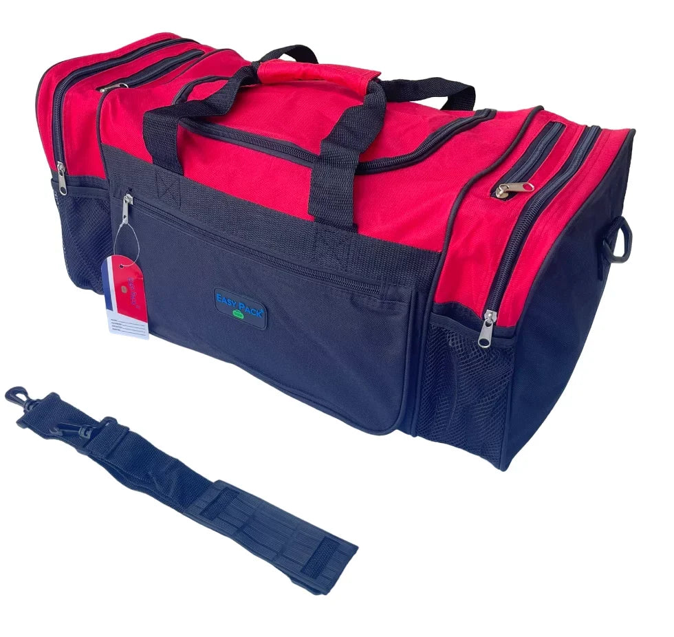 Luggage with Wheels Duffle Pockets each 20" Rolling Duffle + with (Red) Lightweight Duffel 28" Rolling Bag Multi Lb Upright Bags Adjustable Set, Travel Capacity 2x 60 Shoulder Bag Large