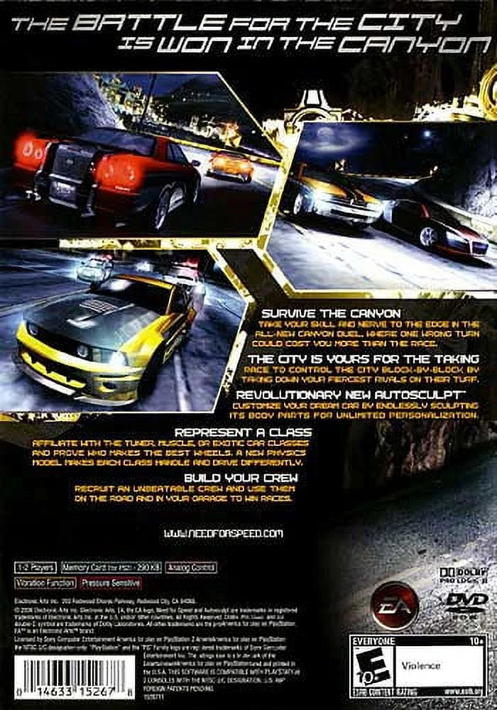 Speed Carbon for (PlayStation2) Need
