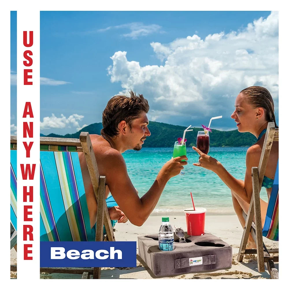 (Navy) spills. close TV BEST more! Deluxe Use on your cup Seen holder! prevent cave, As man drinks and world's car, Pillow -The bed, anywhere-Couch, Cozy park, Keep Cup floor, RV, beach and it