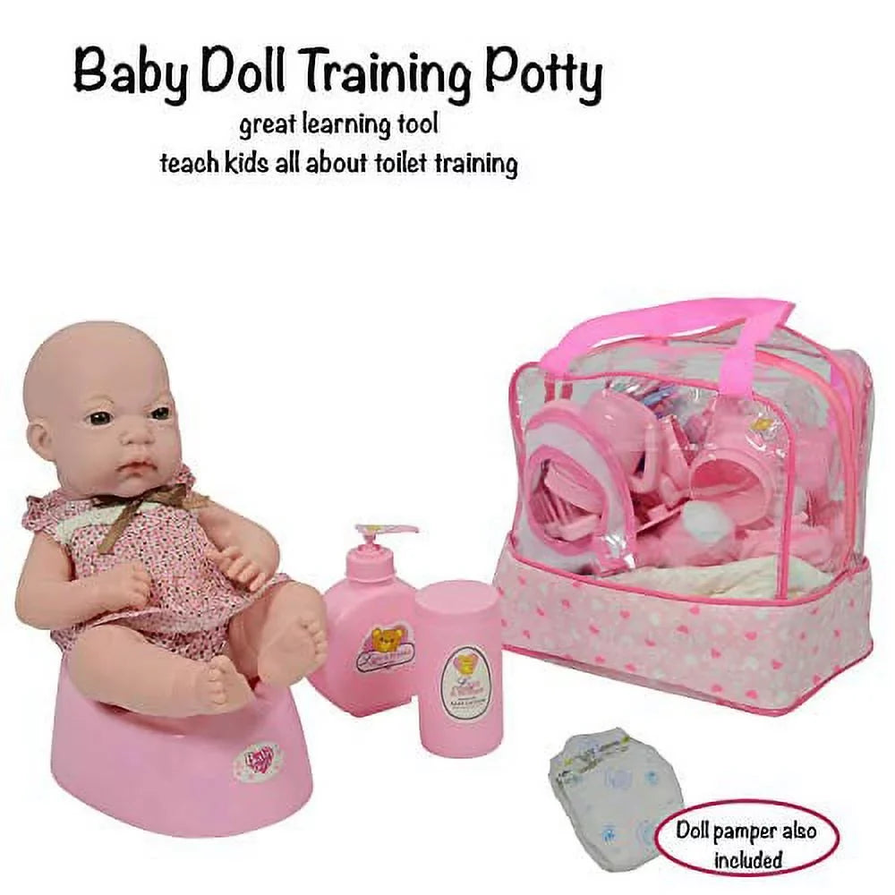 New and Bag The 28 Doll Collection Diaper Feeding Pieces Doll Accessories, York