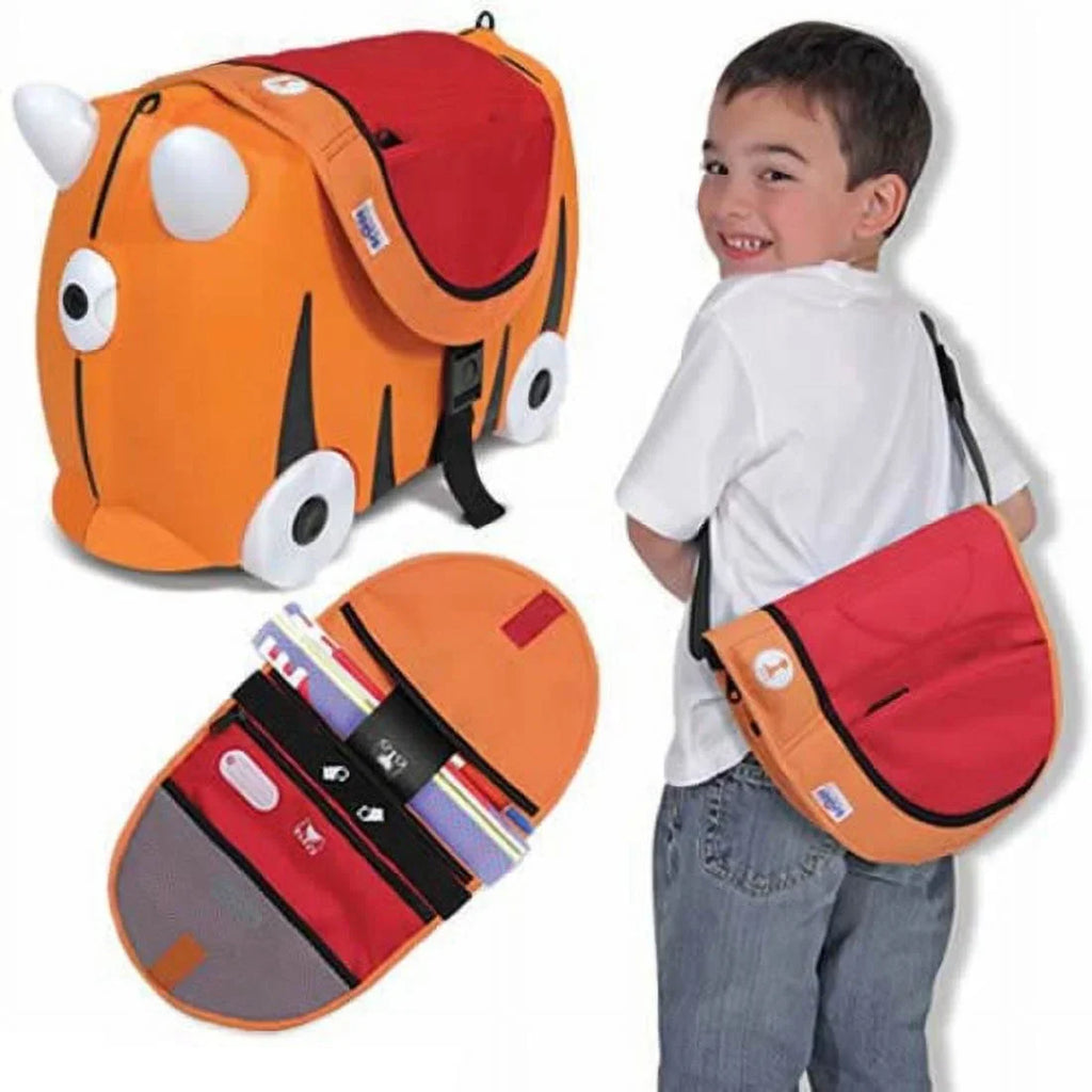 Red School Case Orange, Carrying Trunki Stationery,