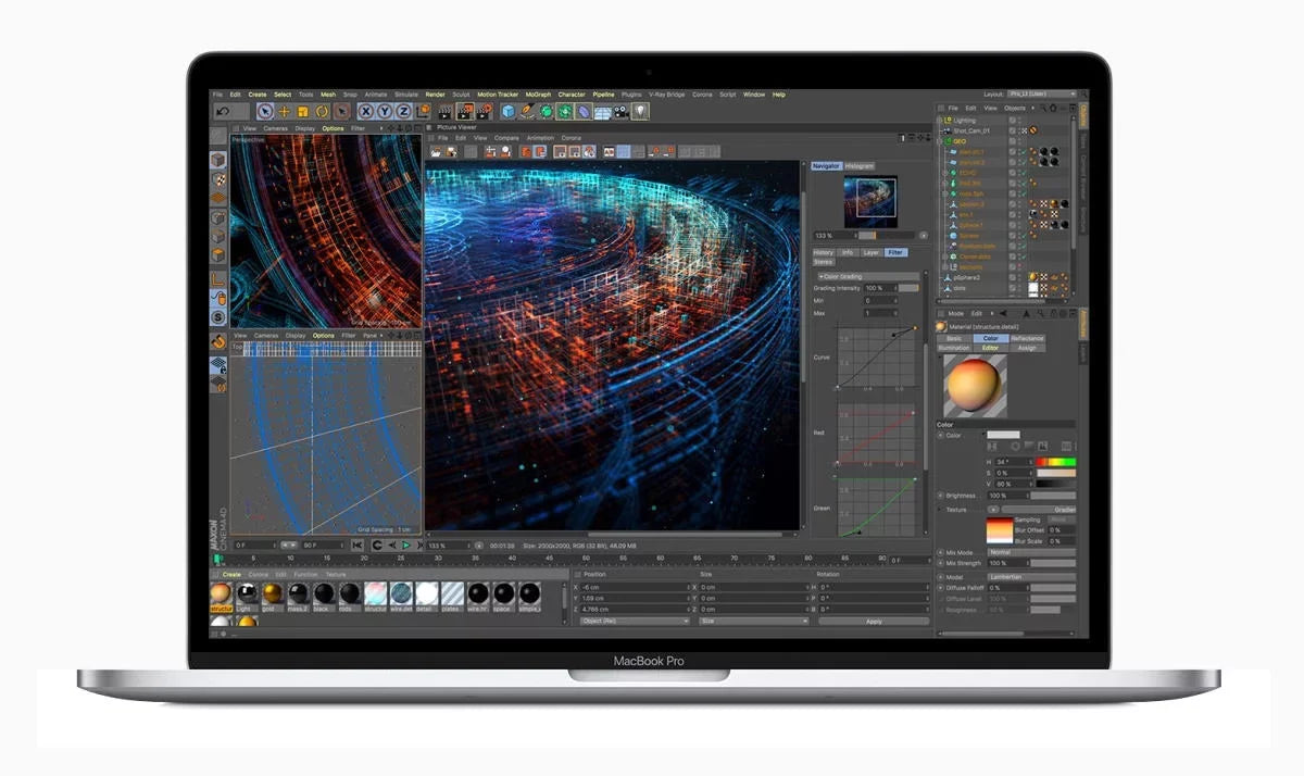 Quad OS Display Big Core Power 13.3-inch Pro Sur 8GB Touch MV992LL/A (2019) Memory Included Bar) Excellent 2.8Ghz (Retina, 512GB i7 Mac Silver, Adapter 2560x1600 SSD Macbook Grade