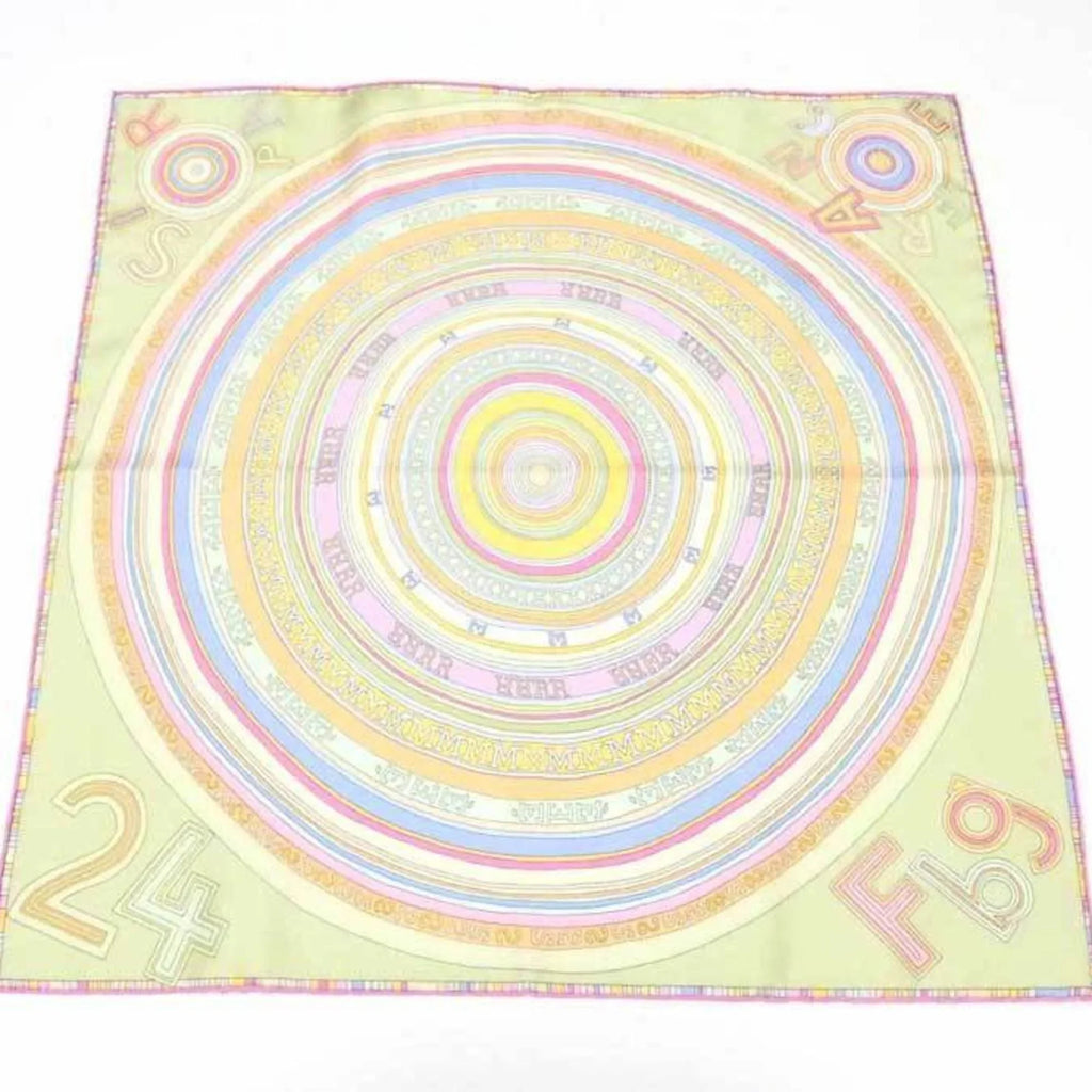 Silk (Good) HERMES Scarf Carre Women's Hermes Multicolor Petit Pre-Owned