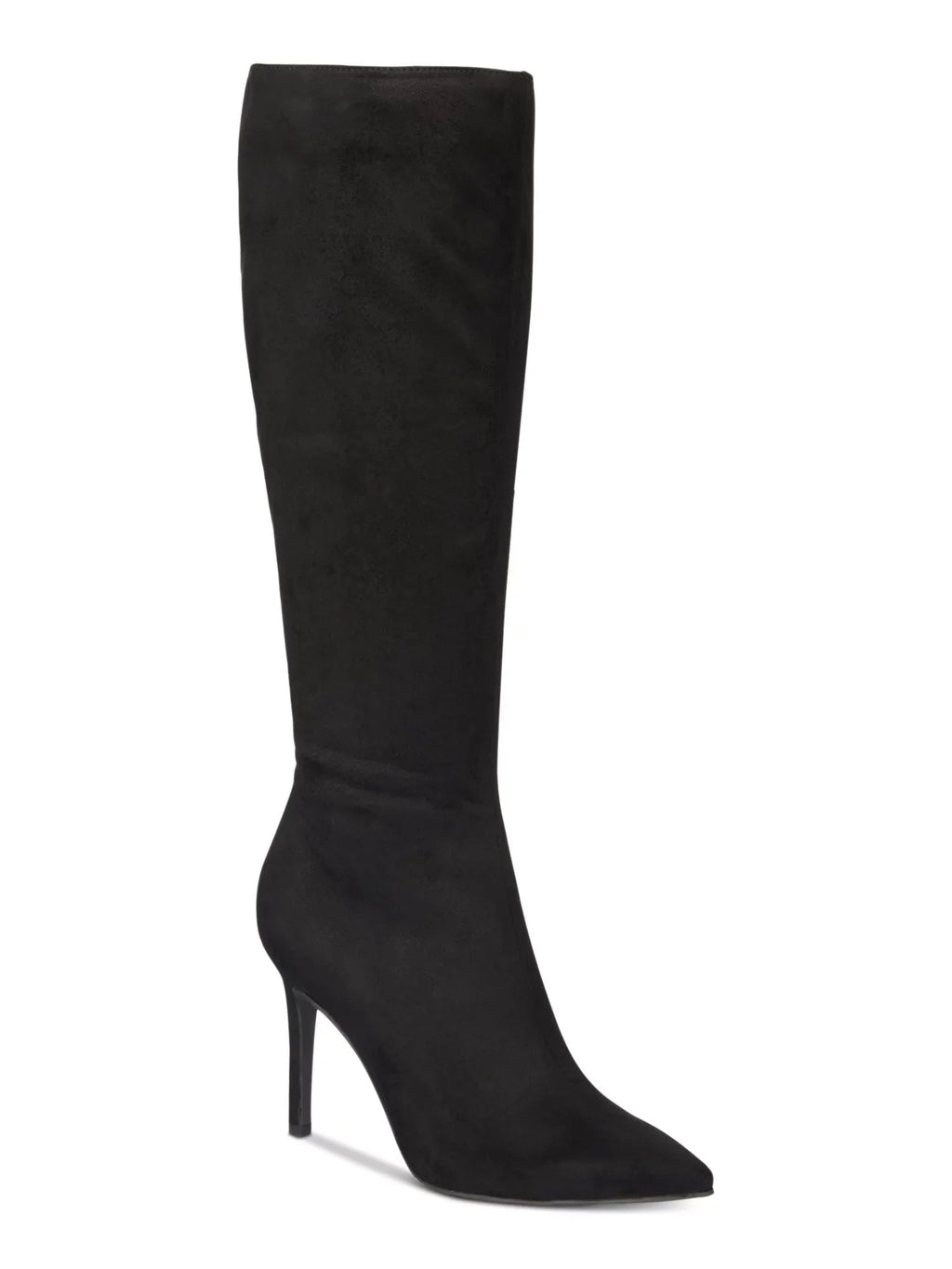 Boots 9.5 Toe Stretch SODI Black Womens Stiletto V-Notch Zip-Up Comfort Cushioned Rajel Pointed Gore M THALIA Shoes