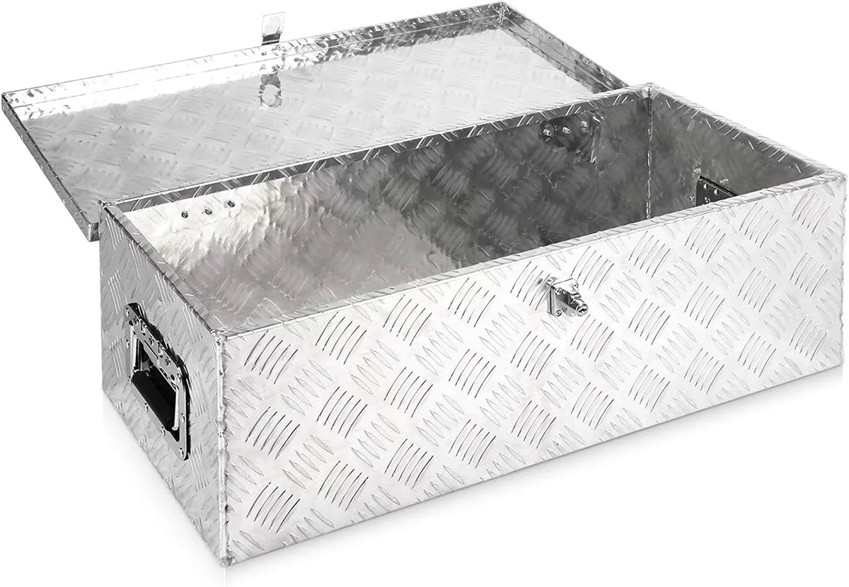 Truck Pickup Heavy Box Aluminum w/Lock Tool Duty Storage of for Silver Tool 30'' Bed Truck Boxes