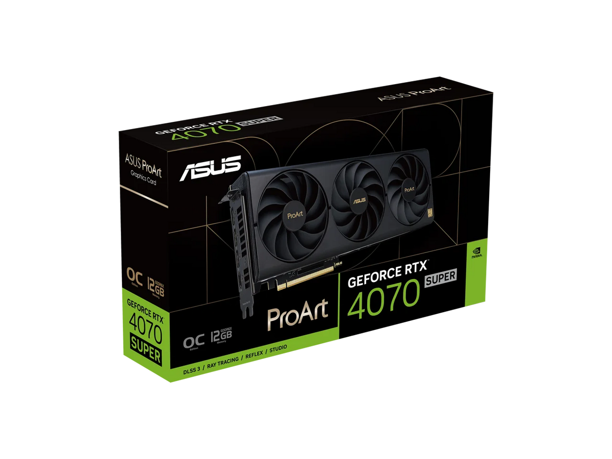 Card ProArt ASUS SUPER 3, DLSS 1.4a) Edition RTX 12GB 2.1a, HDMI Graphics OC DisplayPort (PCIe 4070 PROART-RTX4070S-O12G GeForce GDDR6X, 4.0,