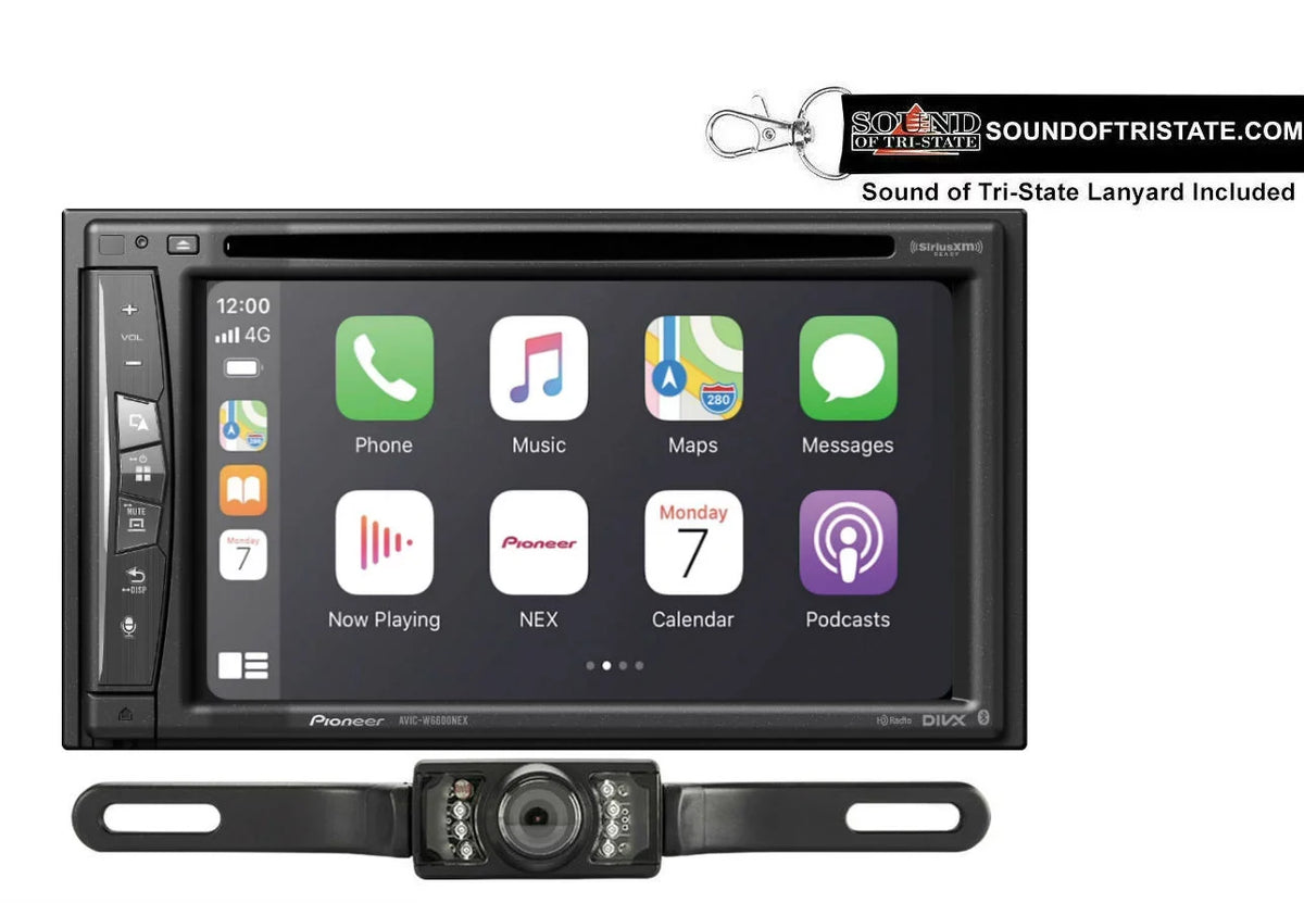 DVD License Pioneer Plate 6.2" AVIC-W6600NEX Navigation w/ Backup Receiver Camera