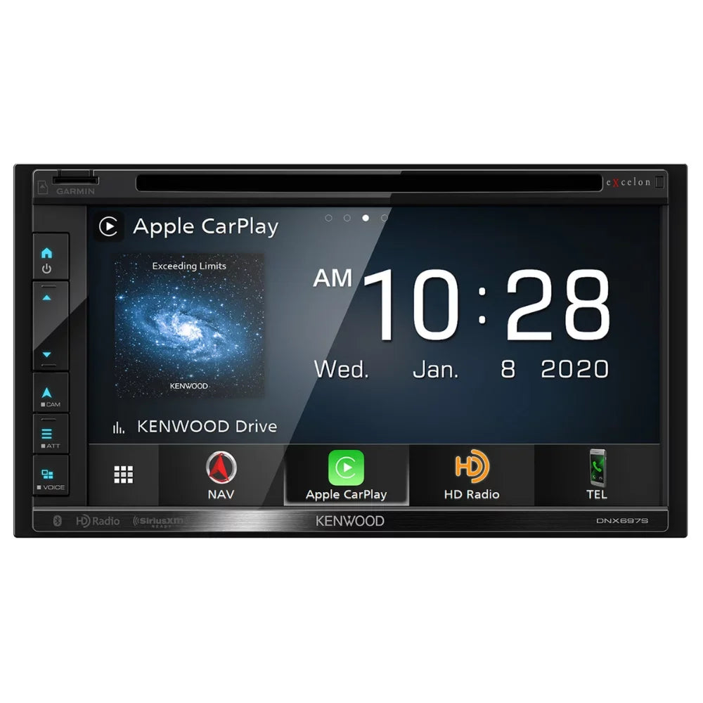 DRV-N520 Camera 6.8" Kenwood Full Navigation DNX697S Dashboard HD & Receiver DVD New