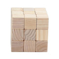 Pine, 966026B Block 30 Piece Toys Omni Blank Nautal Wooden -