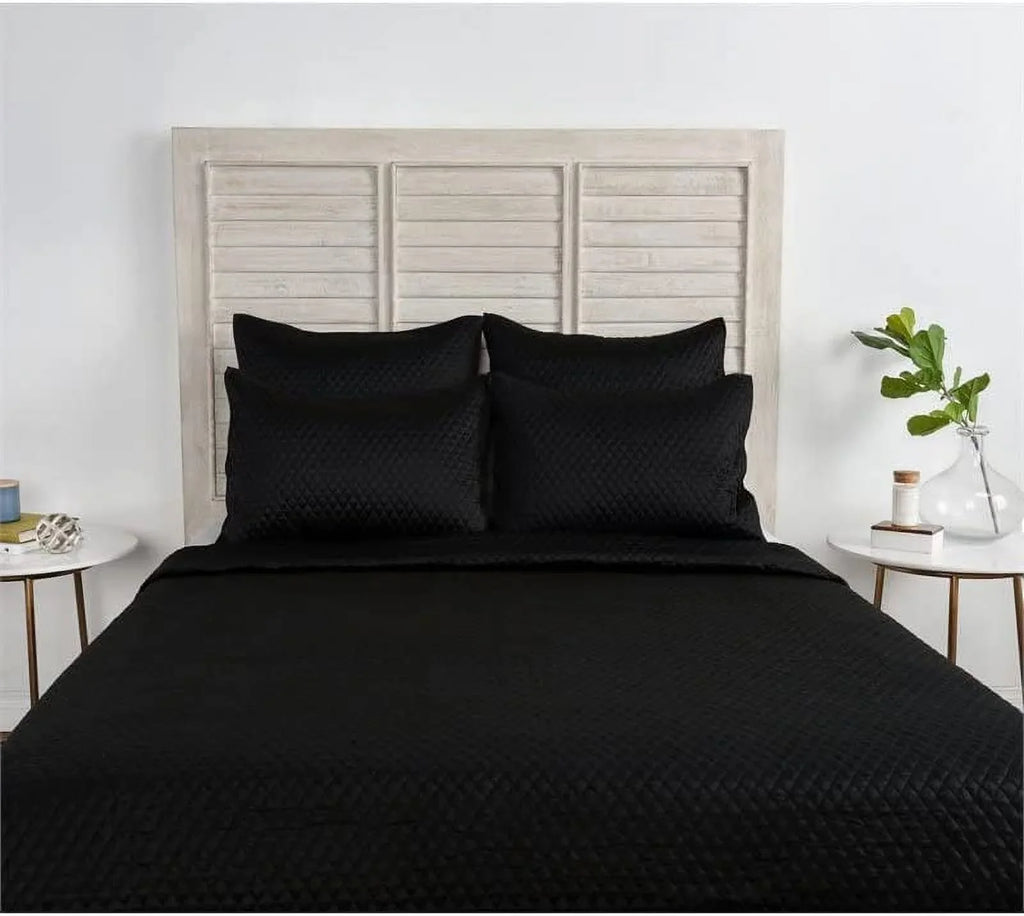 by Sham Home Black Sateen Kosas Winthrop 100% Euro