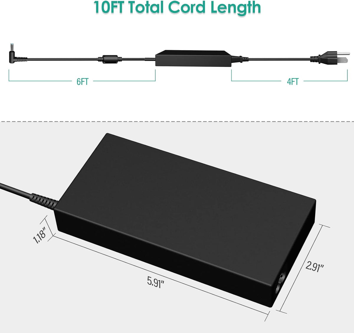 Laptop Charger Power 150W 740243-001 15 17 B 15 15 ZBook 15 G8 16 15u HP 17 Fury G5 G7 ADP-150XB Adapter Original AC 15v G4 7.7A OMEN for Victus Create 17 G3 HP G6 ZBook