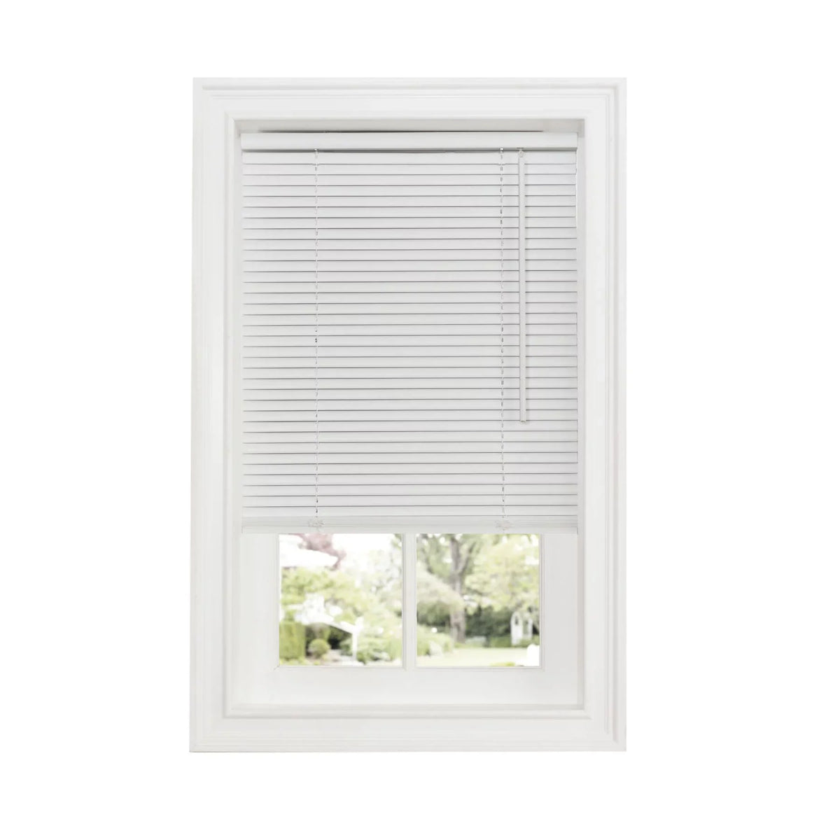 36" 1-Inch (Actual Amanecer - Blind- Light x Cordless Vinyl Collection 35.5 Filtering 64" Pearl White Measurement Mini