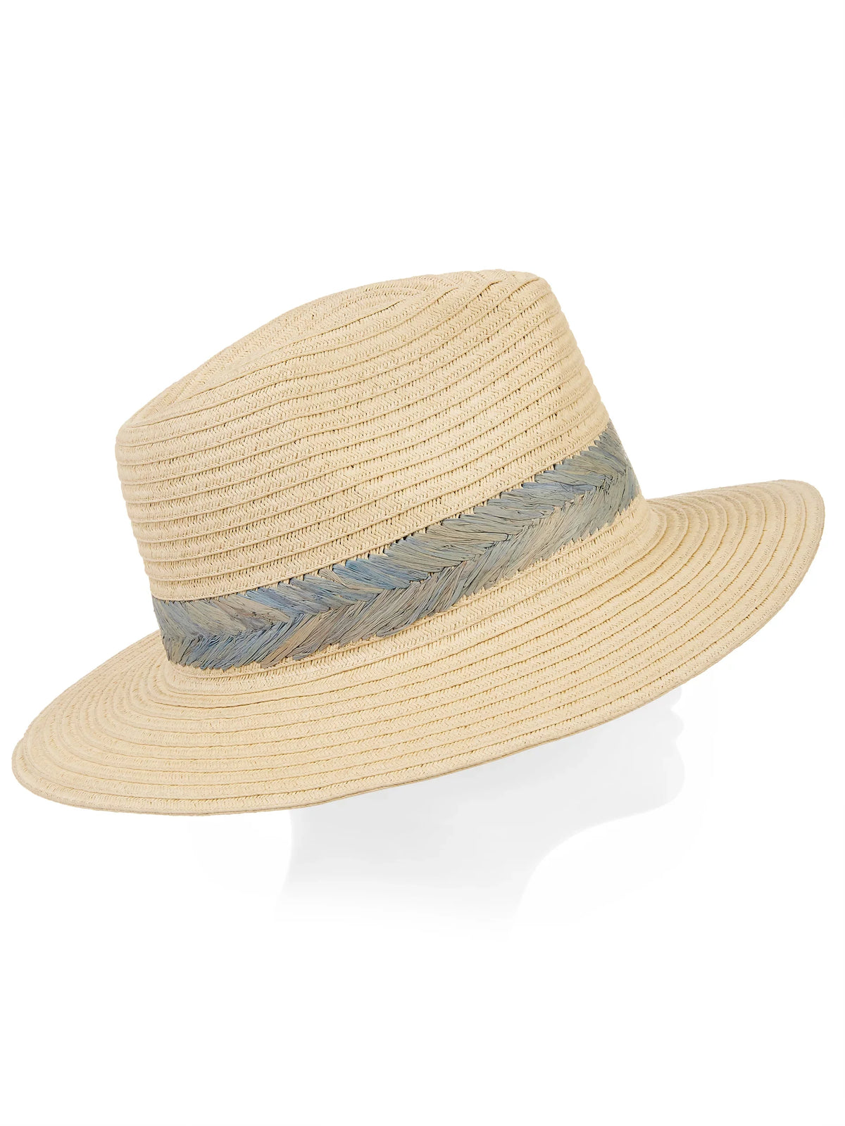 Women's Fedora Rose May Eliza Straw Palm