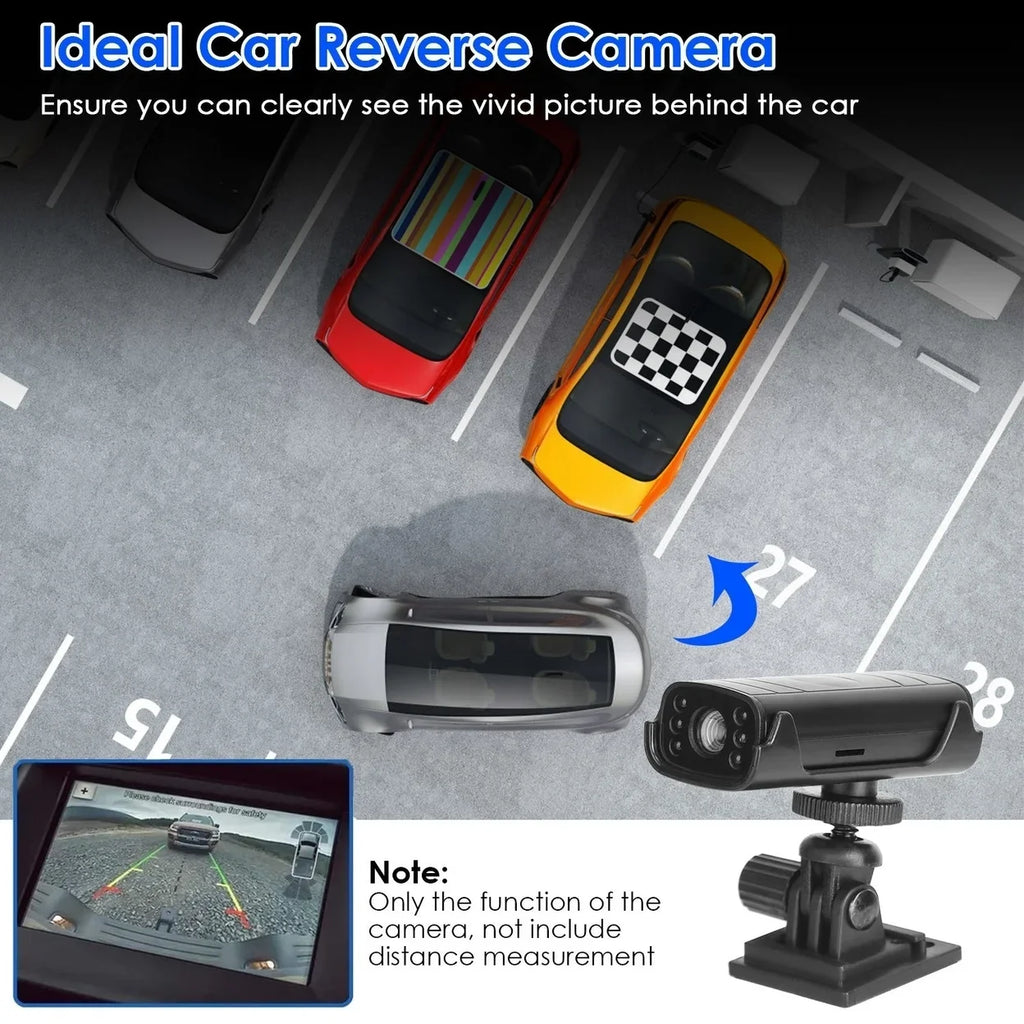 Flexible Rechargeable Adhesive Vision Vehicle Camera Wireless Hitch Camera Reverse with Camera Base Guide Backup Night