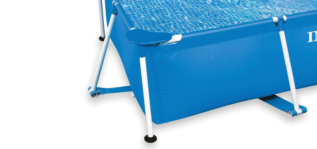 Pack) Swimming Above Rectangular-Frame Baby (Open Ground Box) (4 Intex Pool