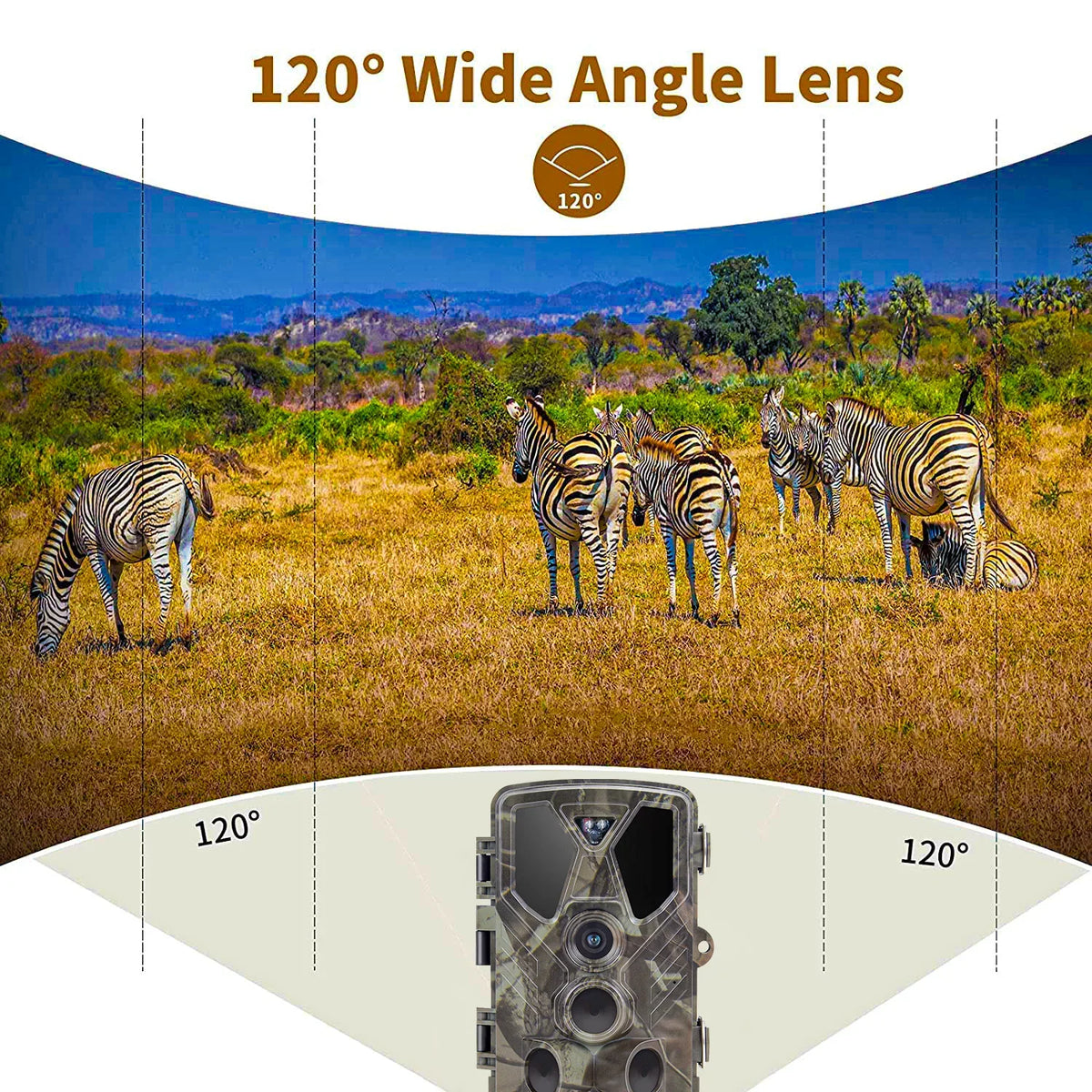 TF Monitor Camera Trail Wildgame Vision Waterproof Hunting LED HC-812A IR Card Night Monitors Hunting with Wildlife Camera 4K 32GB 36MP with Trail SuntekCam Trail