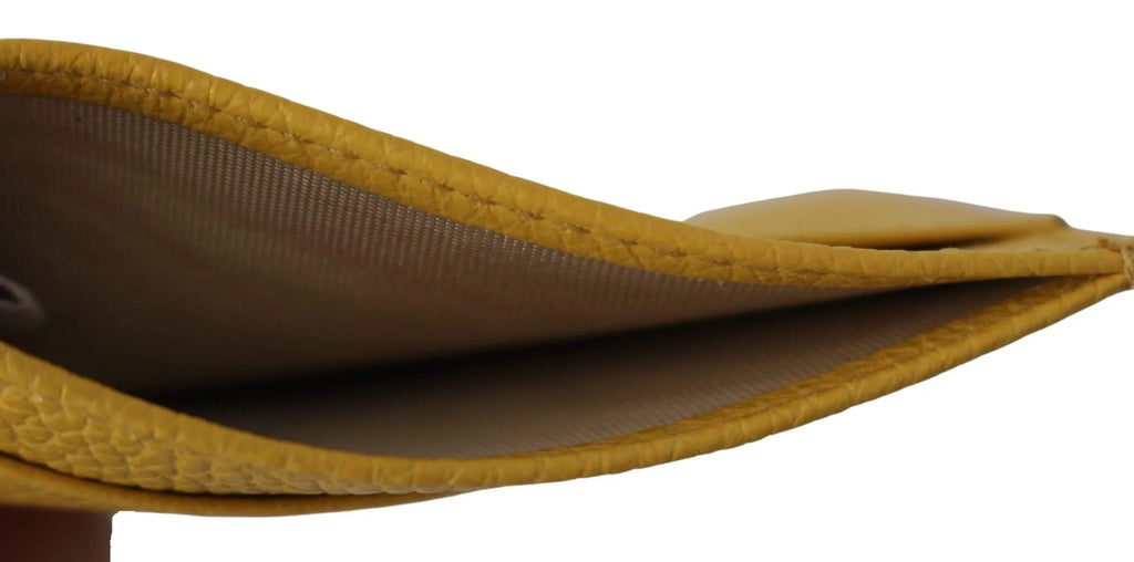 Holder Jimmy Aarna Yellow Leather Choo Card