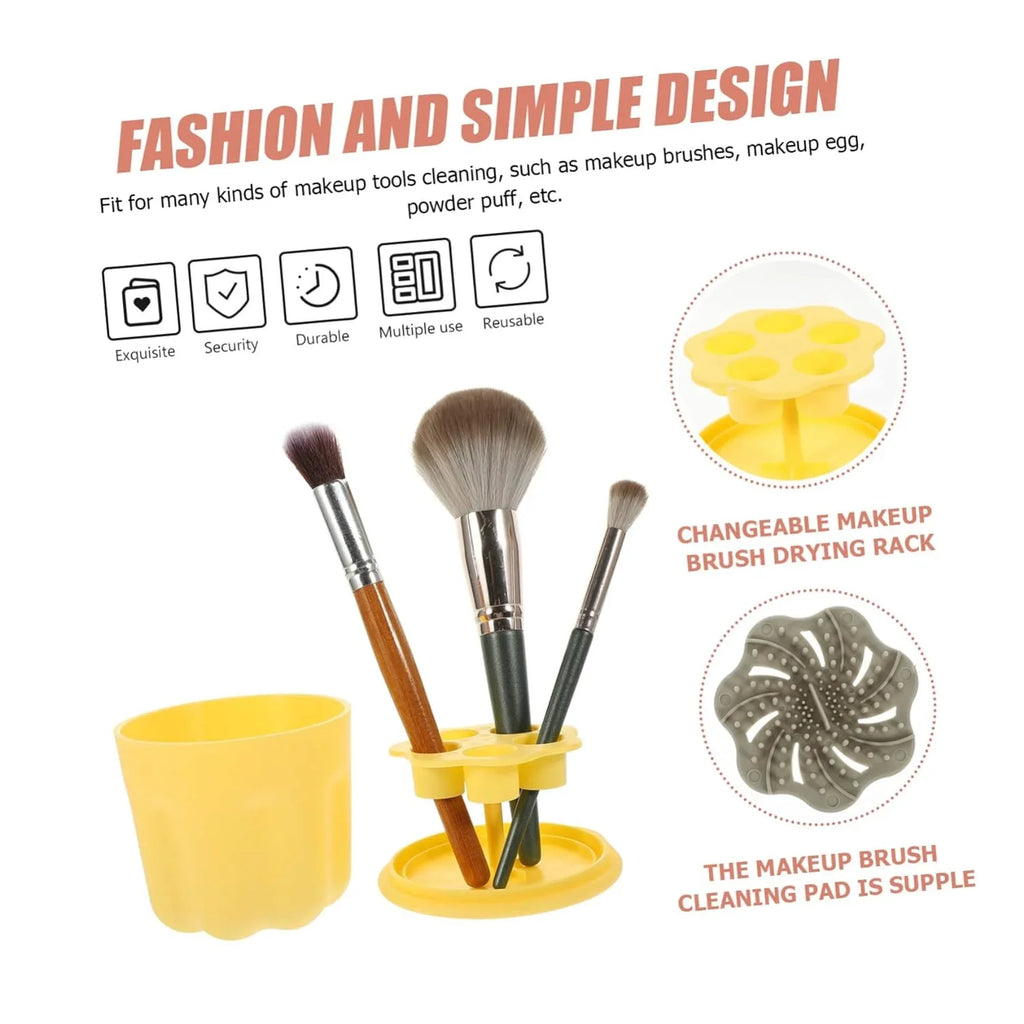 Brushes Brochas Limpiador Makeup Kit Brushes Brush 5 Makeup De & Brush Tools Cleaner De Silicone Kits DIY Pp Make Brush Cosmetic Cleaning Makeup up Beauty Maquillaje Bowl Sets Kit