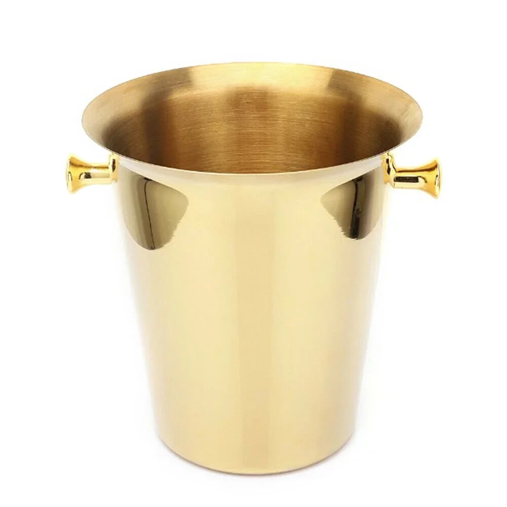 Bucket Bucket for Ice Vasque Titanium Ice Holder Bucket Champagne Home Party Hotel Gold Bar