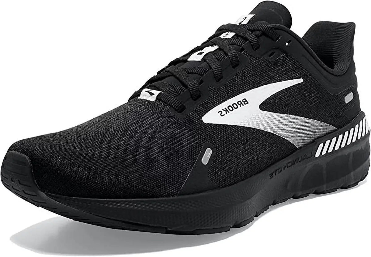 Running Shoes Men's GTS White Speed 9 Support Black Wide Launch Brooks (9.5)