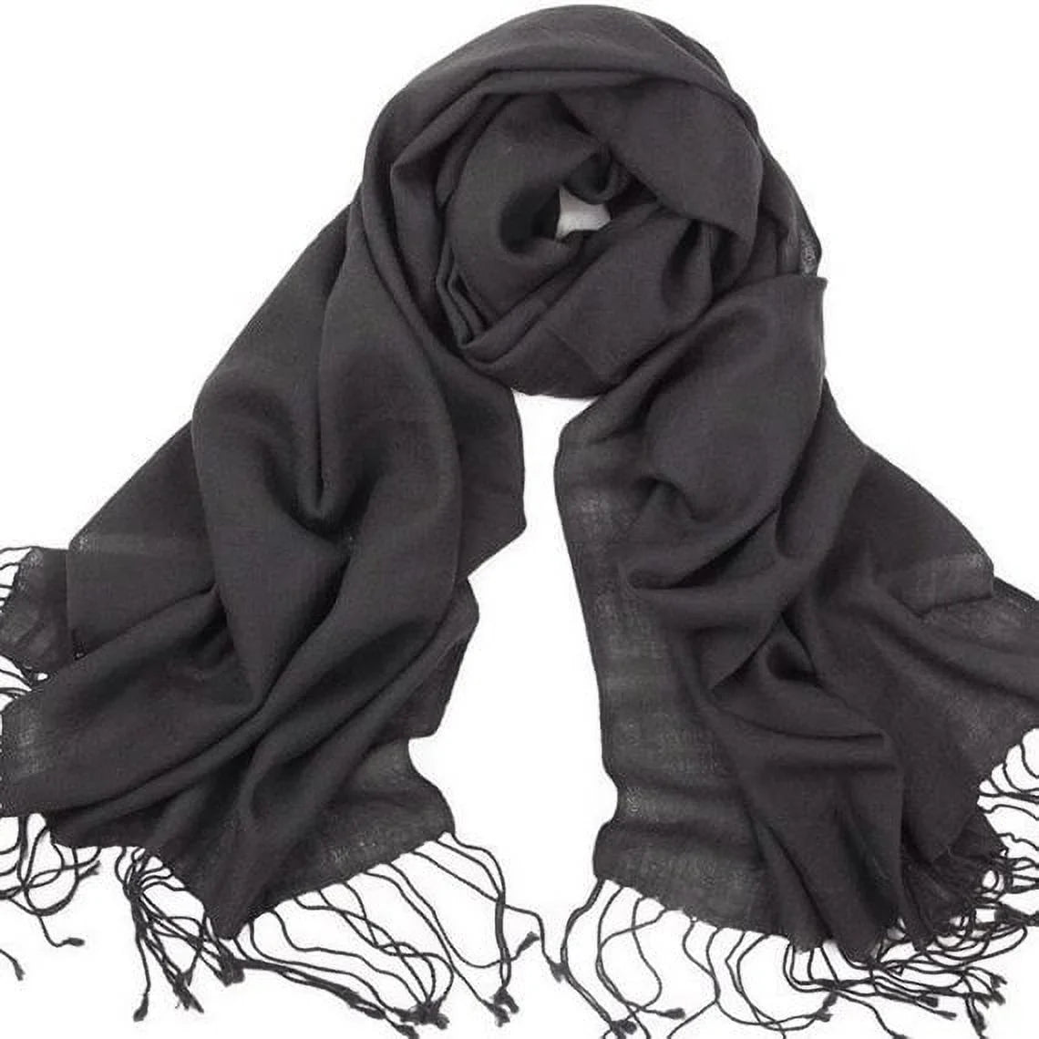Bridal Bridesmaid of Dark 10 Set Grey Shawl, Wedding Pashmina Wrap, Shawl, Shawl Scarf