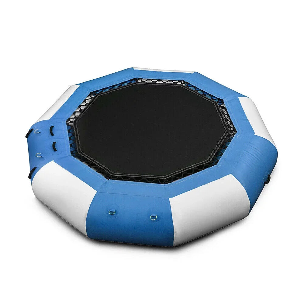 Floating Trampoline 880lbs Pool Sport Blue 17-ft Swimming DENEST Max Island Inflatable liquid Capacity Lake 400kg/ liquid Bounce