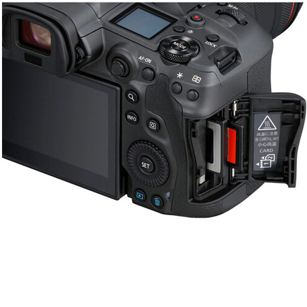 Camera 2pc Mirrorless Only) 64GB Canon EOS + + More R5 Cards + Case (Body Tripod Memory &
