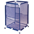 Pool X Storage Rolling x PBFT-1513 Organizer Bin, 25.4" Equipment (25.4" design PB-M200, 40" L Mesh H) - Medium, Pool W Pool Bins Blue,