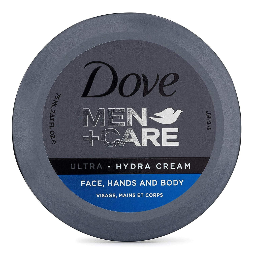 6) Ultra-Hydra Men+Care Moisturization, 24 Fl Hour Oz 2.53 Cream With (Pack Dove Of