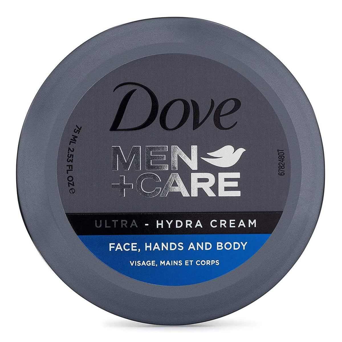 6) Ultra-Hydra Men+Care Moisturization, 24 Fl Hour Oz 2.53 Cream With (Pack Dove Of