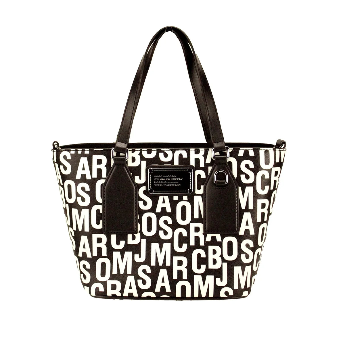 Print White Jacobs Leather Black Monogram Bag Small Tote Saffiano Crossbody Marc