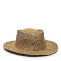 Hat-Natural Cap exterior Straw STW-100 Gambler