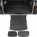Trunk Interior Cargo Storage TPE 3PCS Waterproof Tesla Compatible Mat climate Accessories Motorsports Black Under Cargo Ikon Trunk 2020-2023 All Anti-Slip with Frunk Y Mats Model Liner Liner