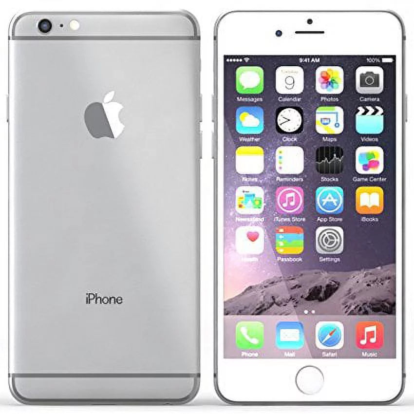 iPhone Unlocked GSM (Refurbished) 6 Silver 16GB, Plus - Restored