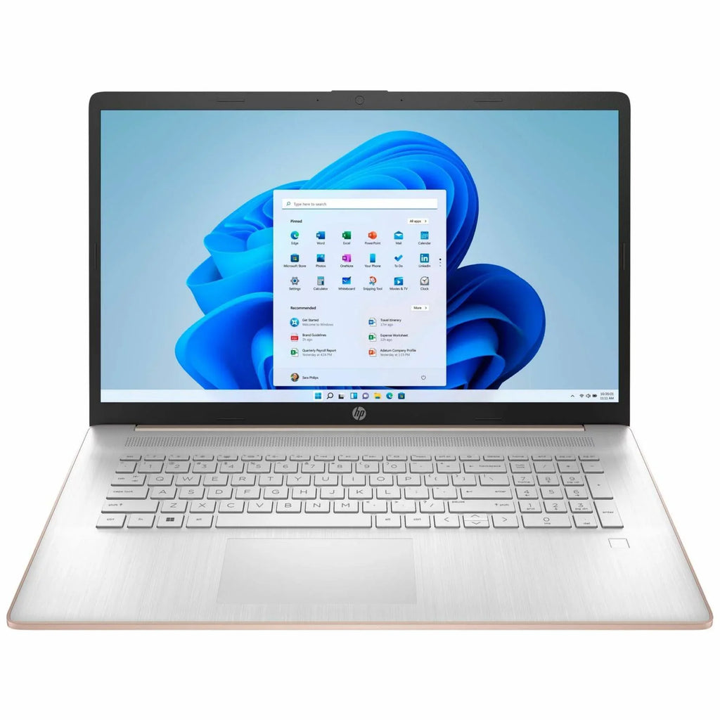 Touchscreen, 512GB Pale SSD, Gold/Natural 11 17-cn0000, Home, Rose RAM, Refurbished Graphics, HD+, Core UHD 17.3\" - 12GB 17-cn0207ds HP i3-1125G4, Windows Silver,