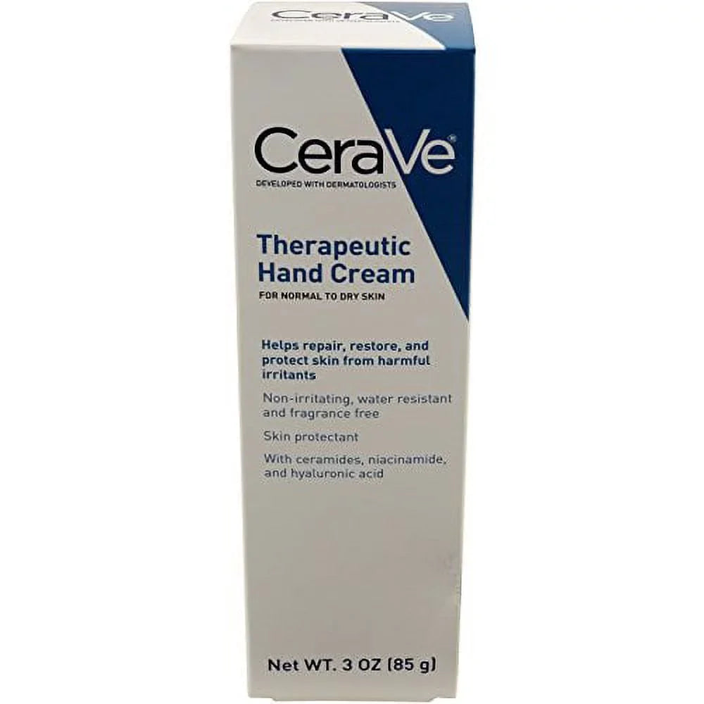 oz 3 5 - CeraVe Therapeutic Cream Hand Pack Each
