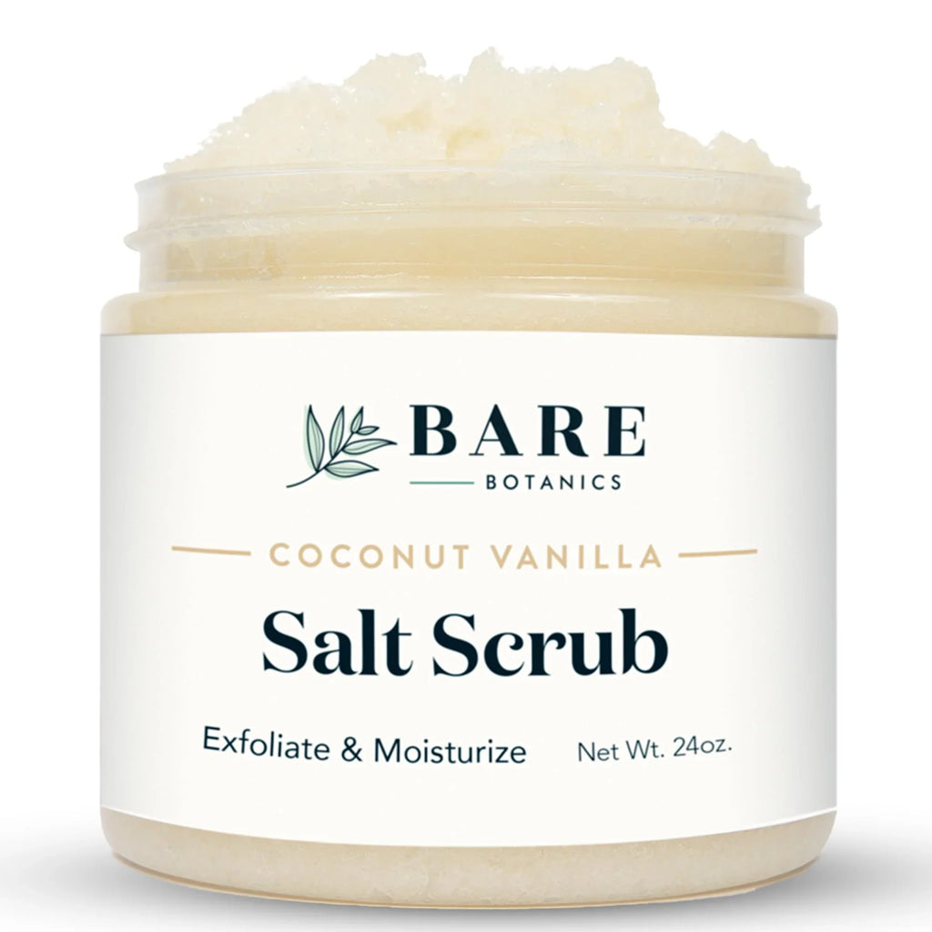 Salt 24 Scrub Sea Body Vanilla Scrub oz Botanics Coconut Bare