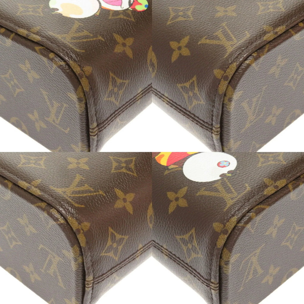 Takashi Vavan Panda Limited PM (Good) Pre-Owned Handbag Murakami M51173 Monogram