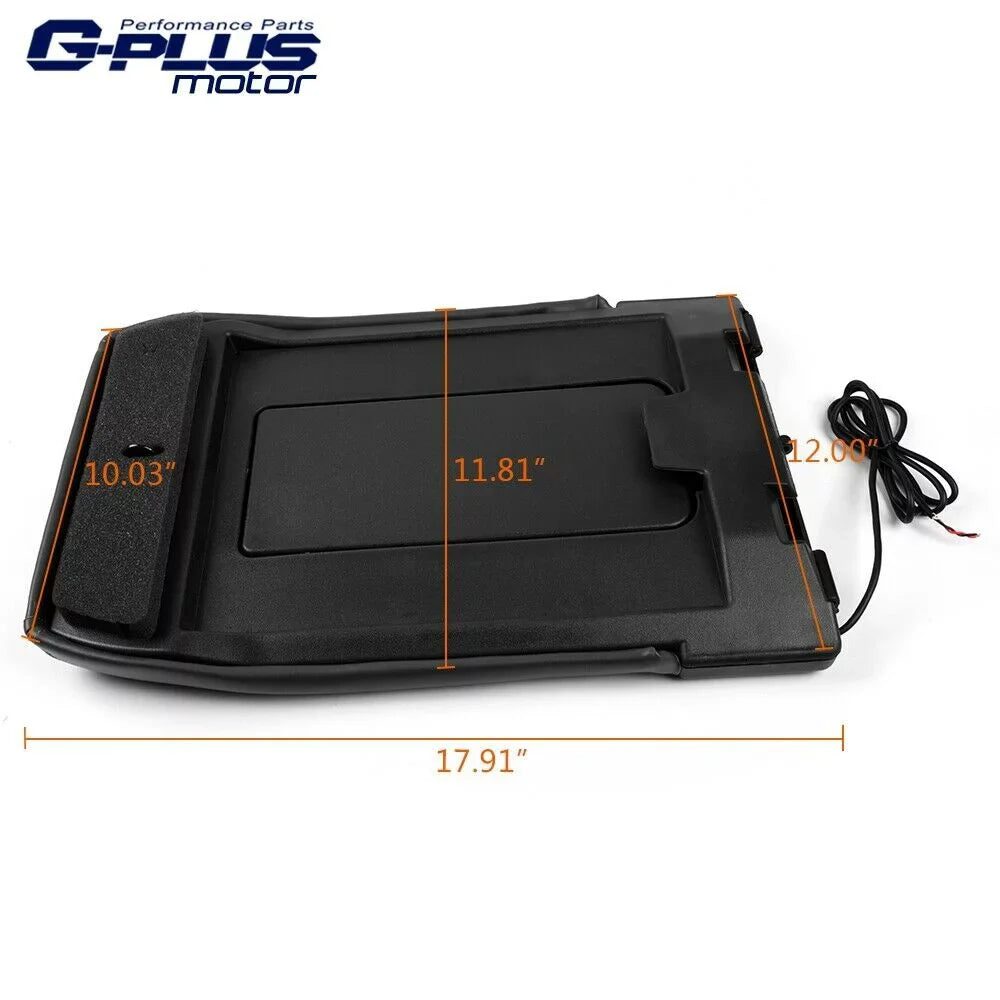 Yukon Center 1999-2007 GMC G-Plus Suburban Sierra Tahoe for Chevy Fit Gray Silverado Console Lid