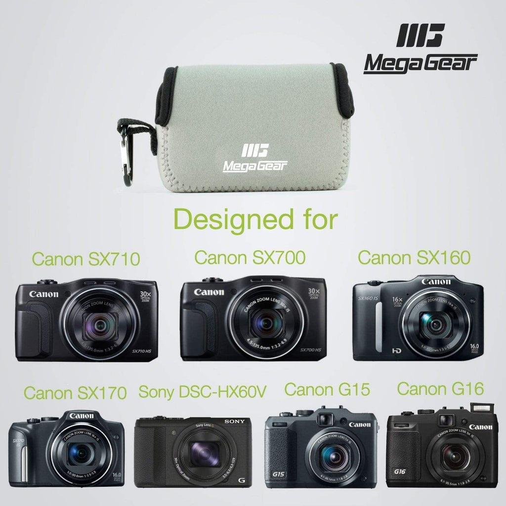 HS, DSC-HX50V, HS, G15, DSC-HX60V, HS, Case PowerShot SX170 G16, SX720 Canon IS, SX160 Canon Camera SX700 SX710 Neoprene IS MegaGear