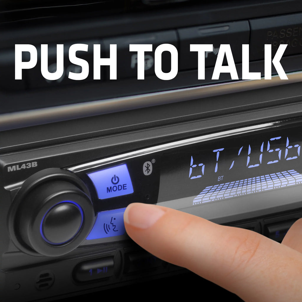 Storm Bluetooth, CD, USB, Car Laboratories AM/FM SD, No ML43B Sound Stereo,