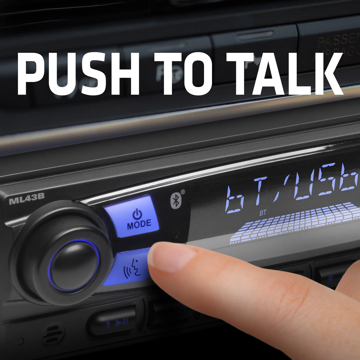 Storm Bluetooth, CD, USB, Car Laboratories AM/FM SD, No ML43B Sound Stereo,