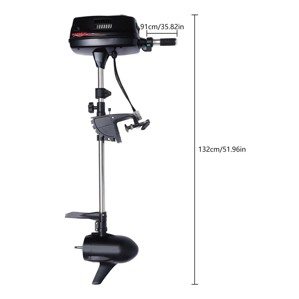 Jet Propeller Engine Boats Brushless Electric Small Boats Engine Pump Trolling Fishing 2200W 10HP Inflatable Vehicles 60V Fishing Motor Boat Aluminum for Miumaeov liquid Outboard Canoes