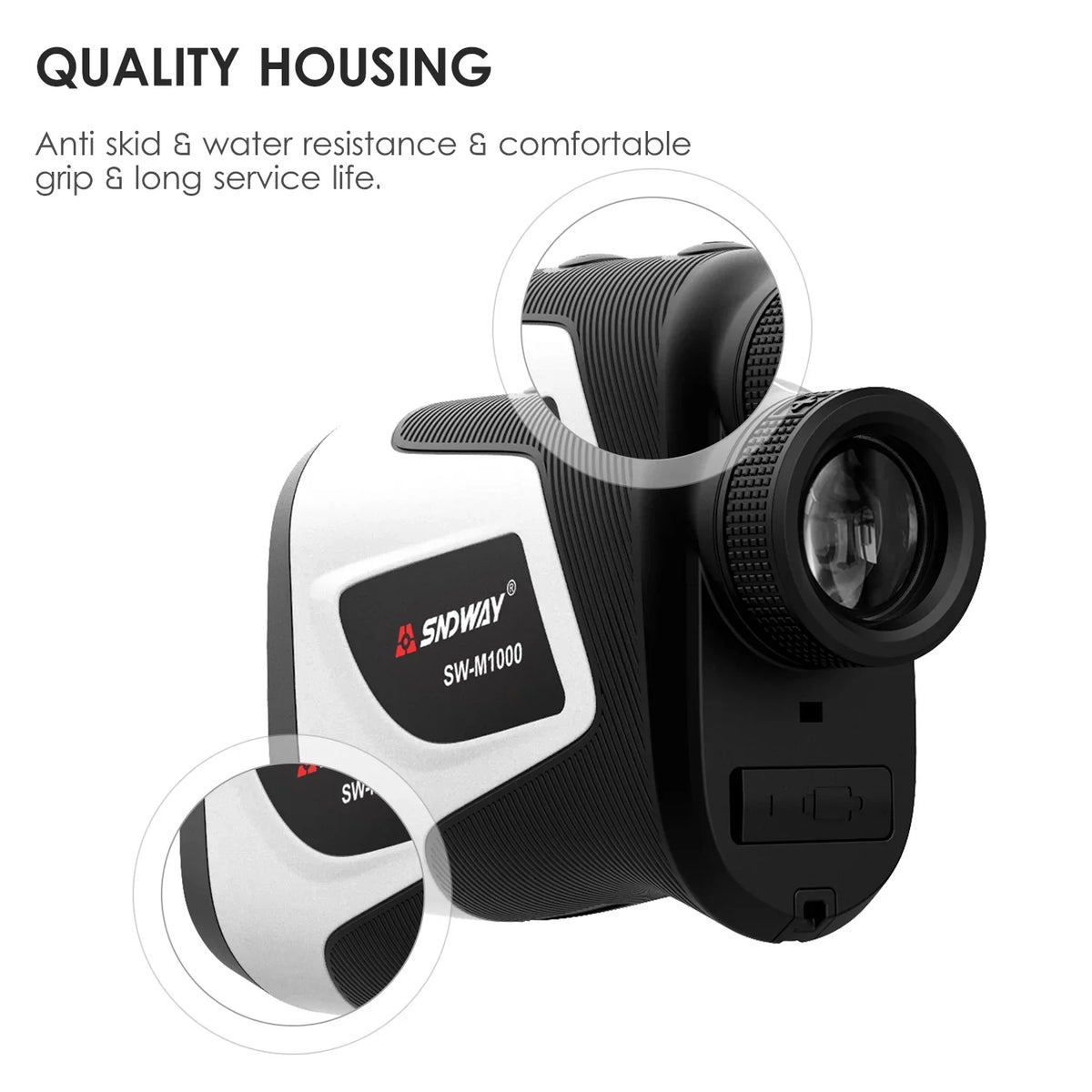 Meter Trajectory With Function Pole Lock exterior Ruler 6X Flag Magnification Handheld 3~1000M Distance Rangefinder Compensation High Dcenta Telescope Digital