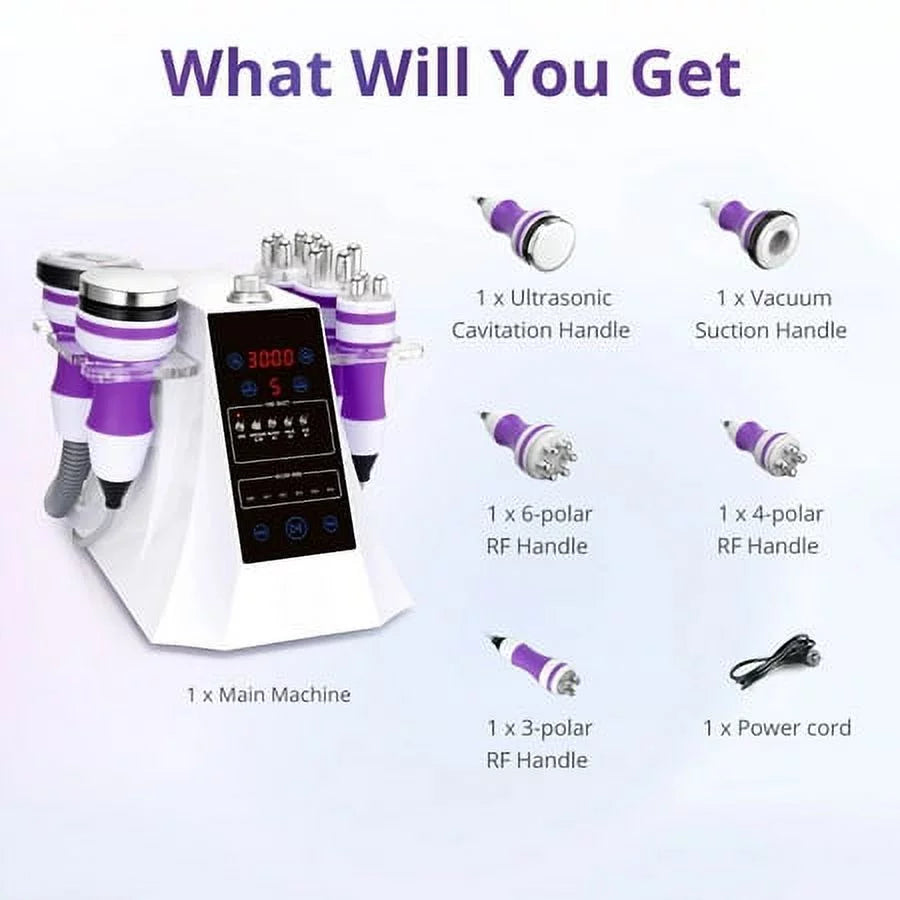 Photon 5in1 Machine Cold Massager 2.0 Bio Suerbeaty Hammer Multipolar Body Care Face Cavitation