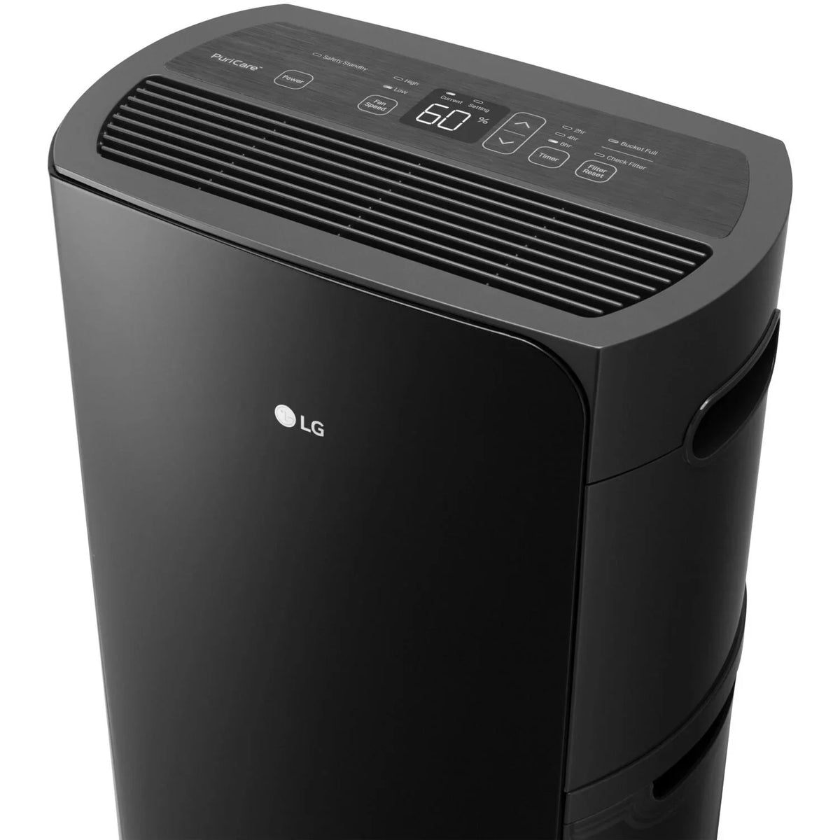 PuriCare Black, 50-Pint Energy 2019 Restored LG in (Refurbished) Dehumidifier Star